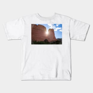 Sunshine Cliff at Garden of the Gods Kids T-Shirt